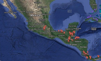 Central America map